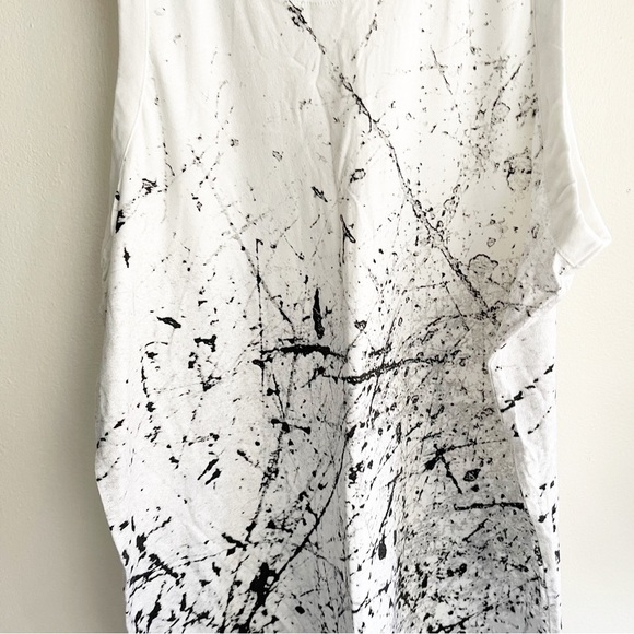 Helmut Lang Muscle Top with Splatter Print - Picture 5 of 11
